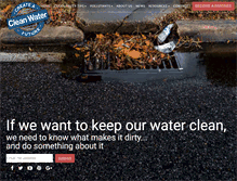 Tablet Screenshot of cleanwaterfuture.com
